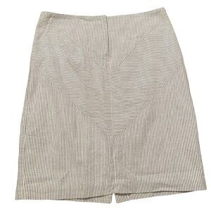 J. McLaughlin Gray and White Pencil Skirt for Work Size 2, EUC